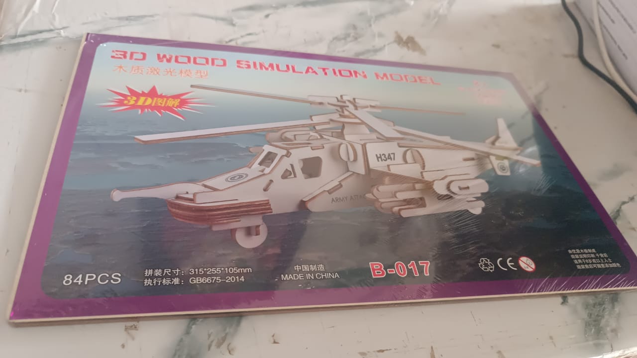 3D Wooden Aircraft Puzzle DIY Assembly Kit (Mix Design – 1 Set) 3D Wooden Aircraft Puzzle DIY Assembly Kit (Mix Design – 1 Set)